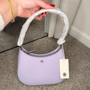 Tory Burch Emerson Light Purple Shoulder Bag